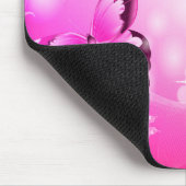 Magenta Butterfly Mousepad (Ecke)