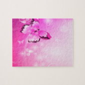 Magenta Butterfly Puzzle (Horizontal)