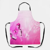 Magenta Butterfly Schürze (Vorderseite)