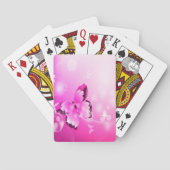 Magenta Butterfly Spielkarten (Rückseite)
