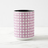 Magenta Checks Tasse (Zentrum)