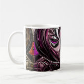 Magenta Chrome Face Kaffeetasse (Links)