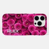 Magenta Chrysanthemum iPhone Case - Bold Floral Ar (Rückseite (Horizontal))
