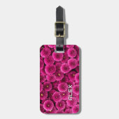 Magenta Chrysanthemum iPhone Case - Bold Floral Ar Gepäckanhänger (Vorderseite vertikal)