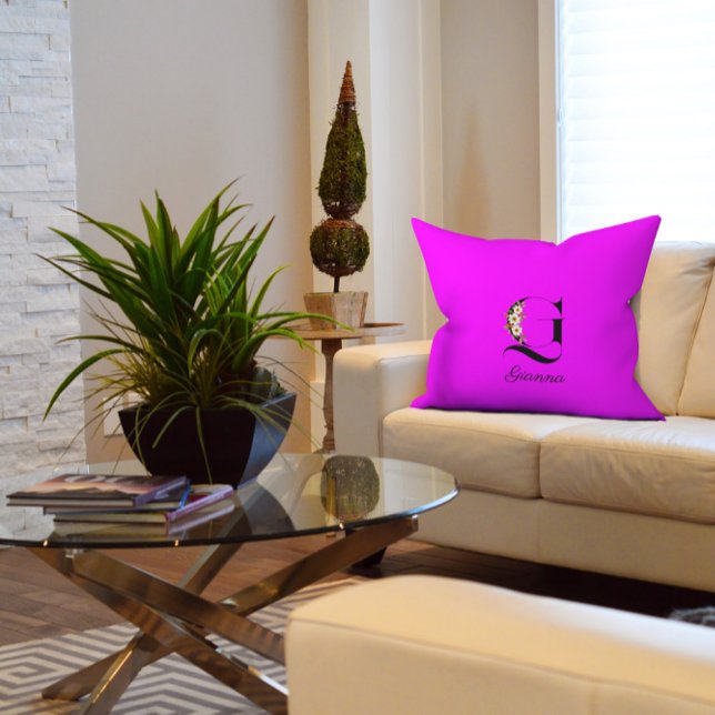 Magenta Classic Aquarellkissen Kissen (Von Creator hochgeladen)