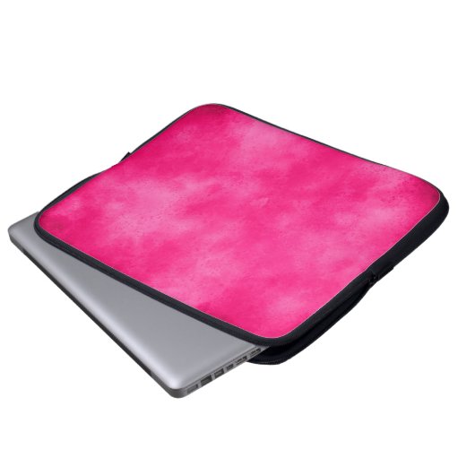 Magenta Cloud Effect Electronics Bag Laptopschutzhülle (Vorne Knopf)