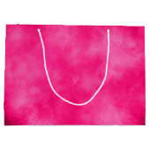 Magenta Cloud-Effekt Geschenktasche Große Geschenktüte (Rückseite)