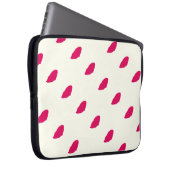 Magenta commas design Electronics Bag Laptopschutzhülle (Vorne Rechts)