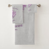 Magenta Conch Muschel Badetuch Set (Insitu)