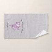 Magenta Conch Muschel Badetuch Set (Handtuch)