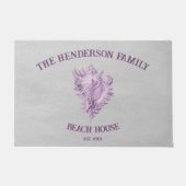 Magenta Conch Muschel Doormat Fußmatte (Vorderseite)