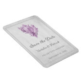 Magenta Conch-Muschel speichern Magnet (Rechte Seite)