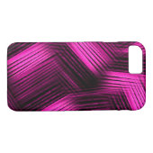 Magenta Contemporary Abstrakt Case-Mate iPhone Hülle (Rückseite (Horizontal))