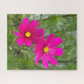 Magenta Cosmos, Quebec City Puzzle (Horizontal)