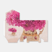 Magenta Dahlias Geschenkschachtel (Ungefaltet)