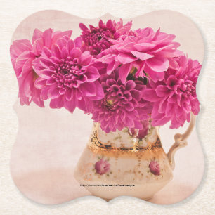 Magenta Dahlias Untersetzer