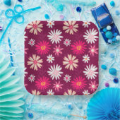 Magenta Daisy Design Pappteller (Party)