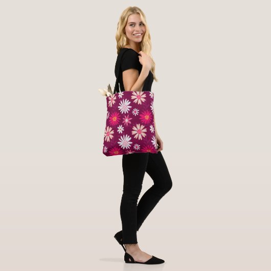 Magenta Daisy Design Tasche (Am Model)