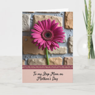 Magenta Daisy Muttertagskarte Karte