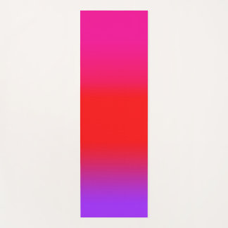Magenta Deep Pink Red Lila Ombre Chic Yogamatte