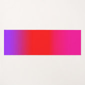 Magenta Deep Pink Red Lila Ombre Chic Yogamatte (Vorderseite (Horizontal))