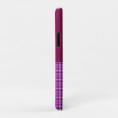 Magenta Denim und Tartan, Case-Mate iPhone Hülle (Hinten/Rechts)