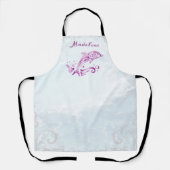 Magenta Dolphin Personalisierte Schürze (Vorderseite)