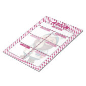 Magenta Dr. Gnome Nursing Student Skills Template Notizblock (angewinkelt)