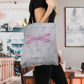 Magenta Dragonfly Damask Tasche