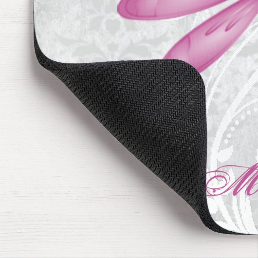 Magenta Dragonfly Personalisiert Mouse Pad Mousepad (Ecke)