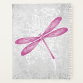 Magenta Dragonfly Personalisiert Planner Planer (Rückseite)