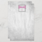 Magenta Dragonfly Personalisiert Stationery Briefpapier (Vorne/Hinten)