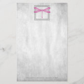 Magenta Dragonfly Personalisiert Stationery Briefpapier (Vorderseite)