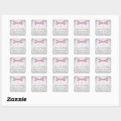 Magenta Dragonfly Save the Date Stickers (Blatt)