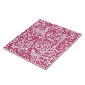 Magenta Fantasy Forest Tierwald Natur Fliese (Seite)