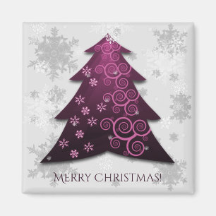 Magenta Festival Weihnachtsbaum Magnet