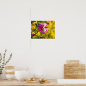 Magenta Floral Sunset Poster (Küche)