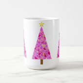 Magenta florentaler Weihnachtsbaum Kaffeetasse (Mittel)