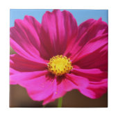 Magenta Flower Fliese (Vorderseite)