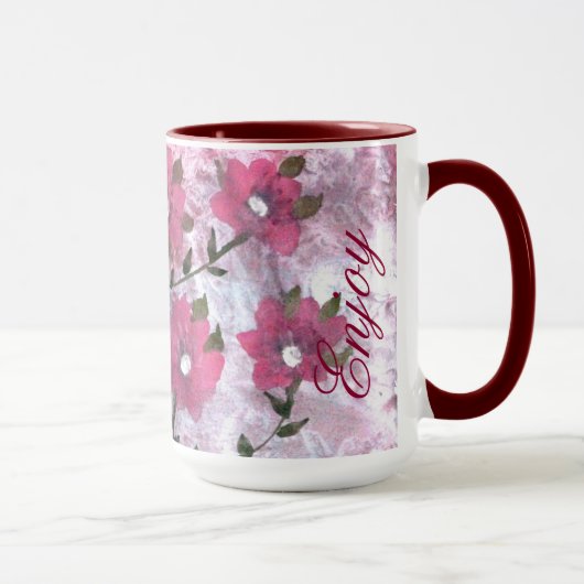 Magenta Flows Kaffee Tasse (Rechts)