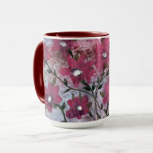 Magenta Flows Kaffee Tasse (Vorderseite Links)