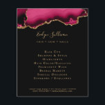 Magenta-Flyer Flyer<br><div class="desc">eleganter Schönheitssalon Flyer</div>