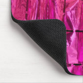 Magenta Foil Squares Mousepad (Ecke)