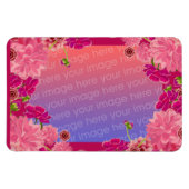 Magenta-Foto Magnet (Horizontal)