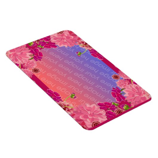 Magenta-Foto Magnet (Rechte Seite)