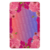 Magenta-Foto Magnet (Vertikal)