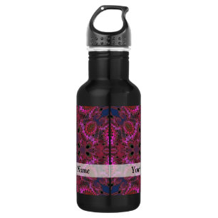 Magenta-Fraktal Edelstahlflasche