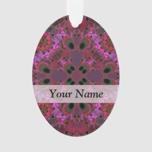 Magenta-Fraktal Ornament
