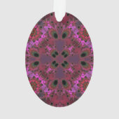 Magenta-Fraktal Ornament (Rückseite)