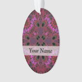 Magenta-Fraktal Ornament (Vorderseite)